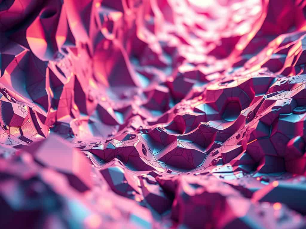 3D Design showing Texture and Depth