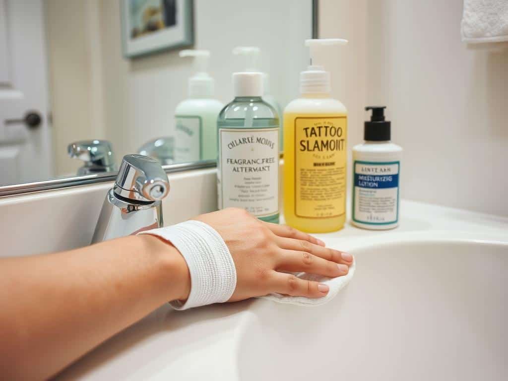 tattoo aftercare steps