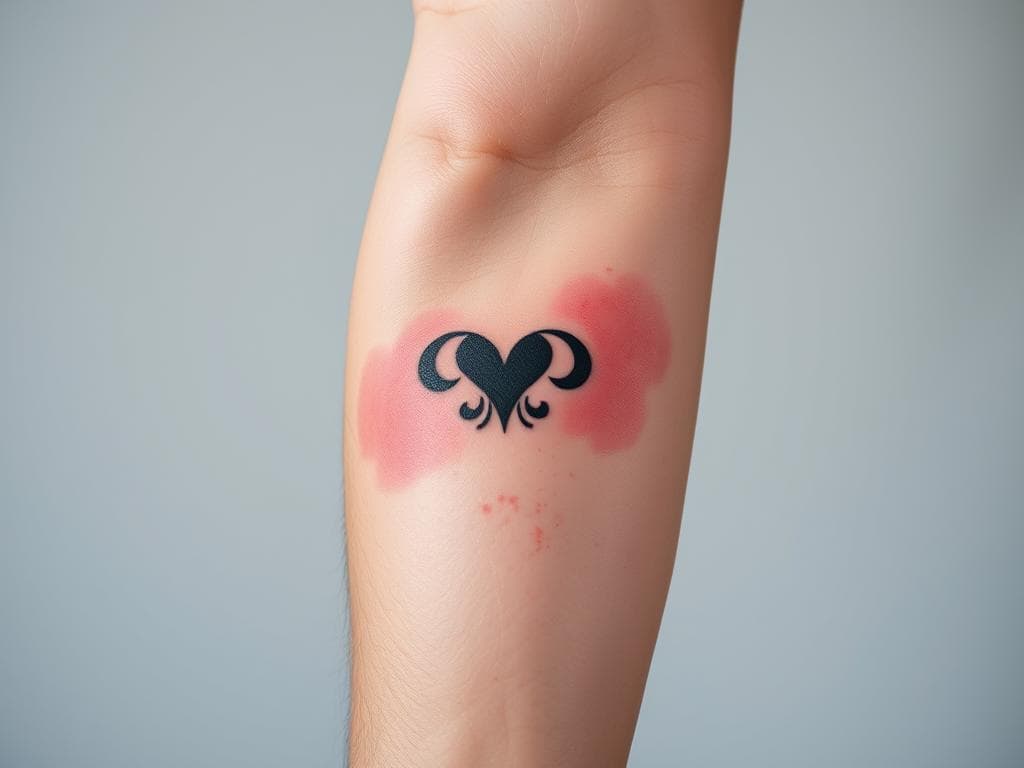 Tattoo healing process