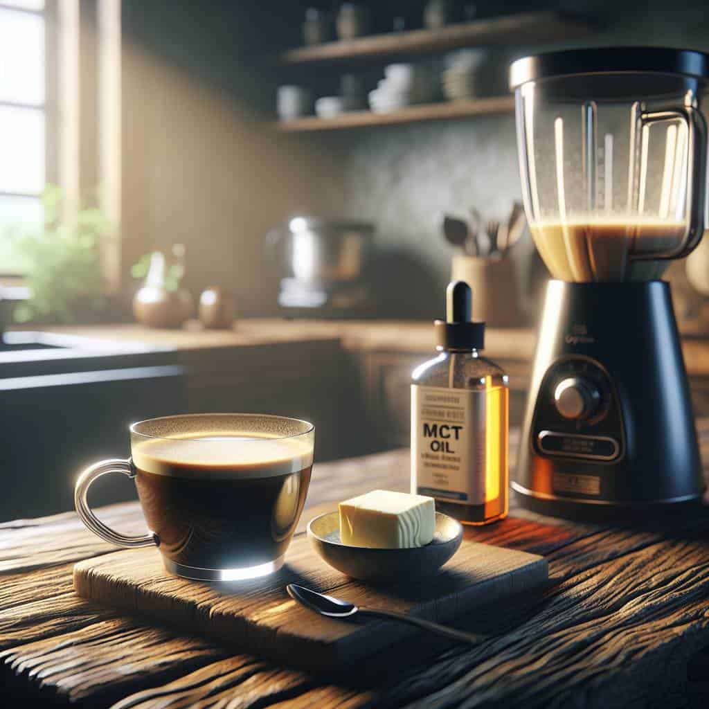 Bulletproof coffee recipes with creamy texture.