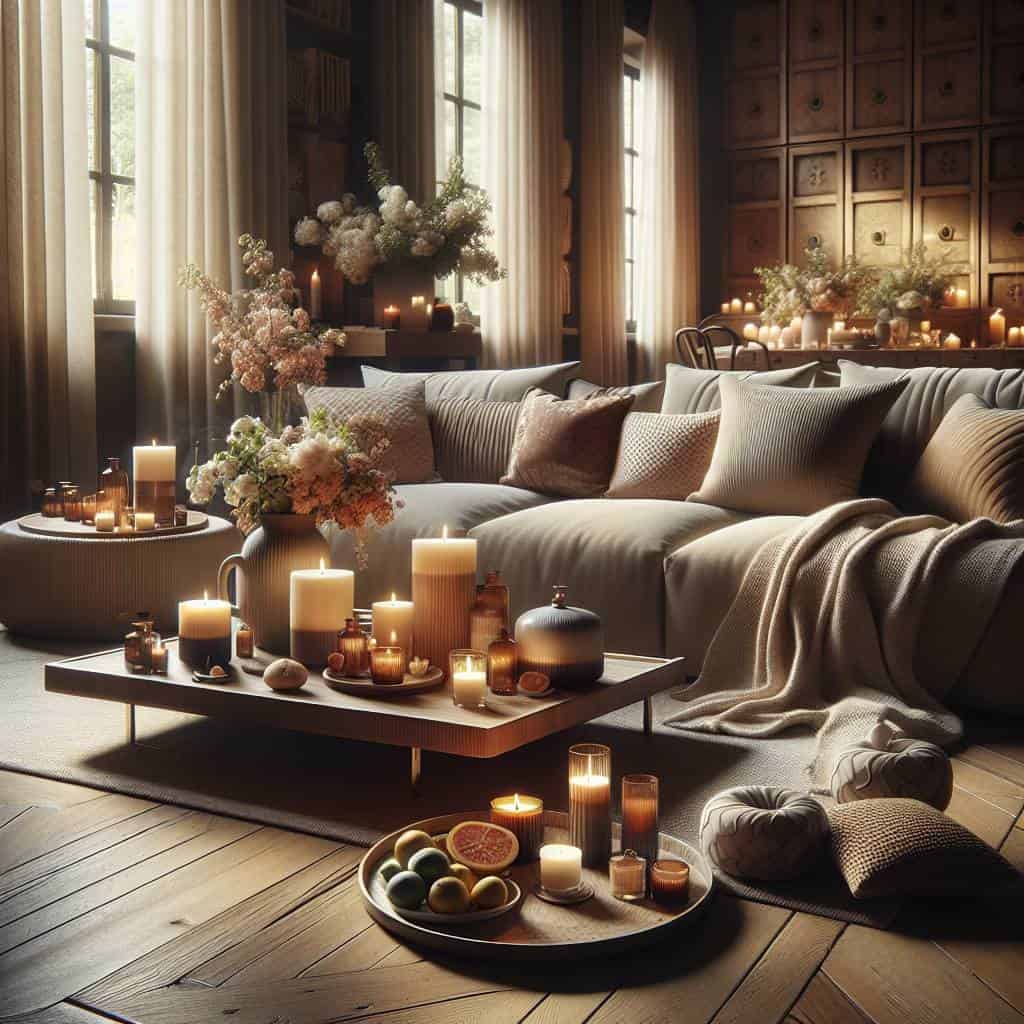 Exploring scent layering in home environments.