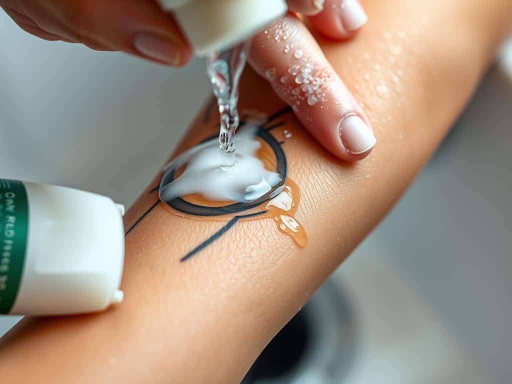 keeping tattoo clean