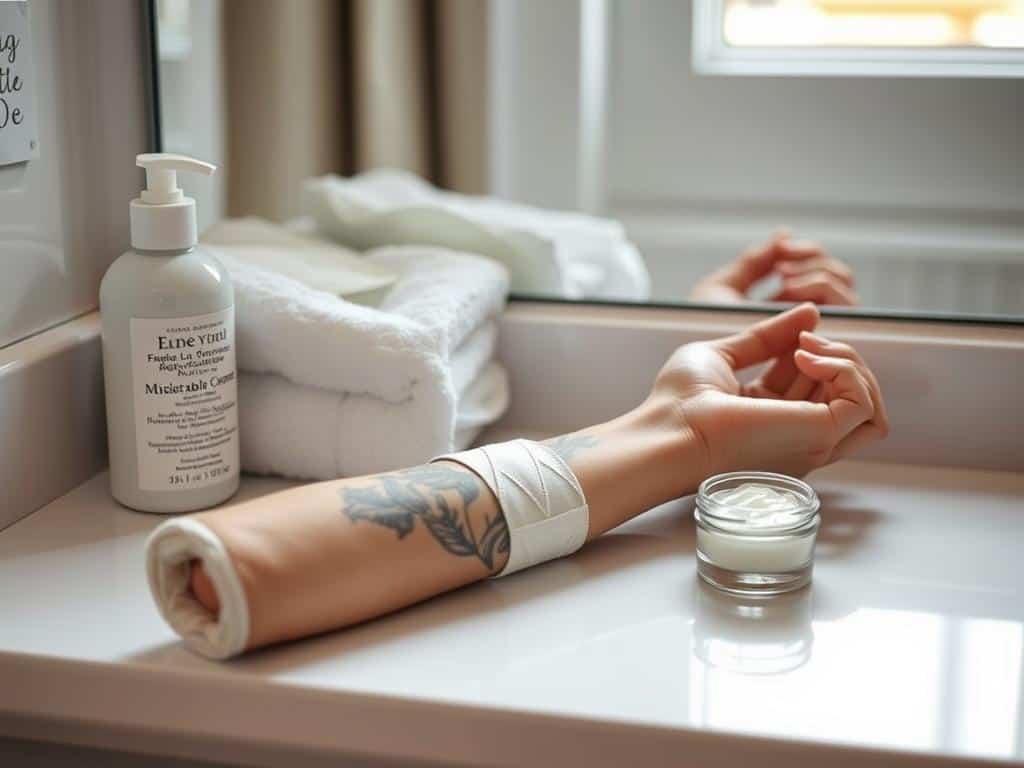 tattoo aftercare routine