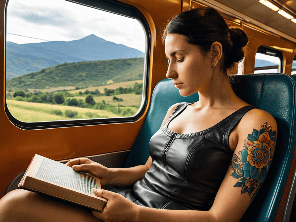 Ink Spiring Routes train journeys