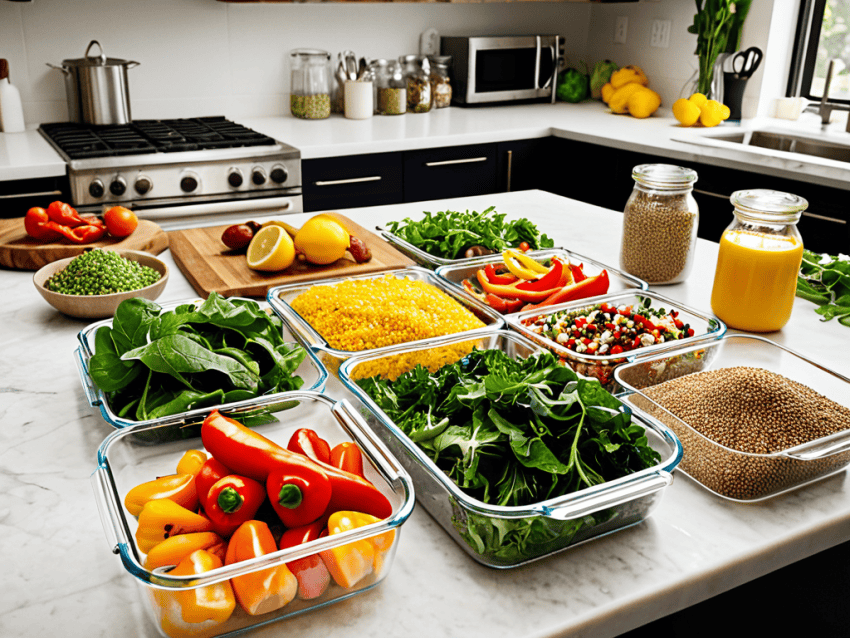 Meal prepping for a healthy week