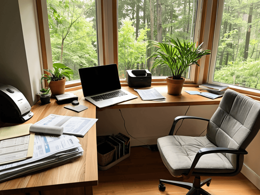 Freelancer managing finances