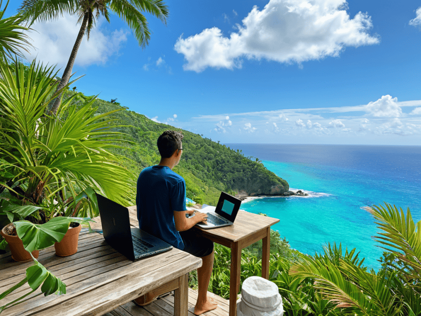 how to stay productive remotely