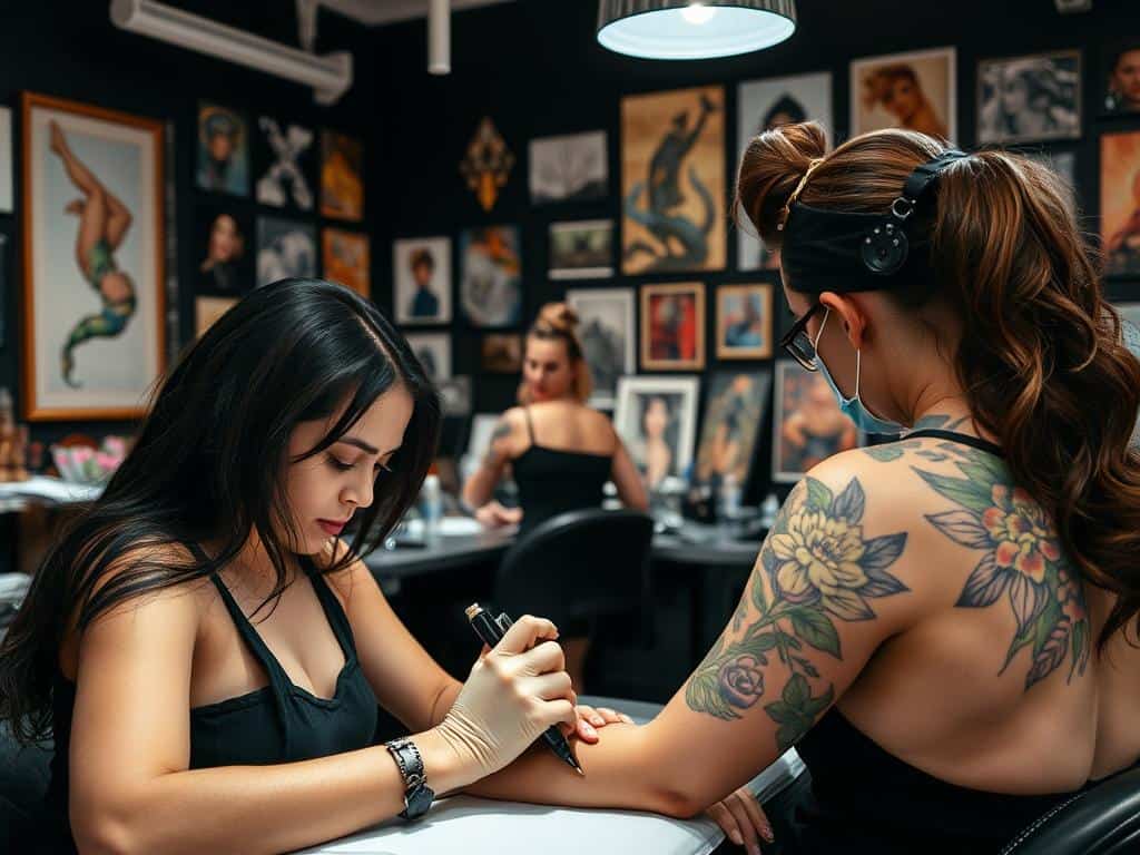 women in tattooing