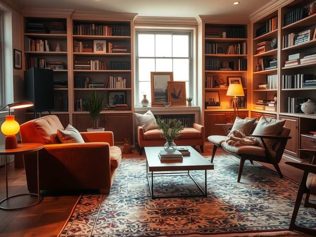 Nostalgic design features in modern interiors