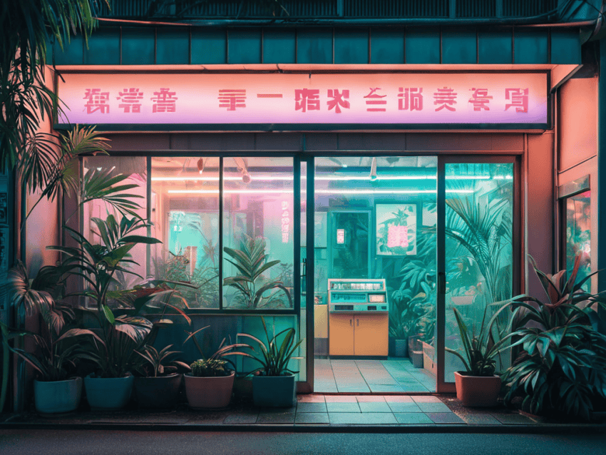 Vaporwave Aesthetics Design Art