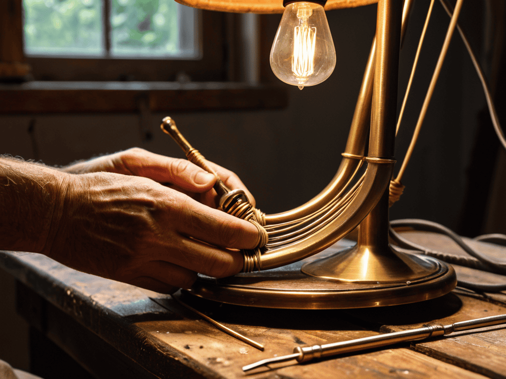 Restringing a Lamp