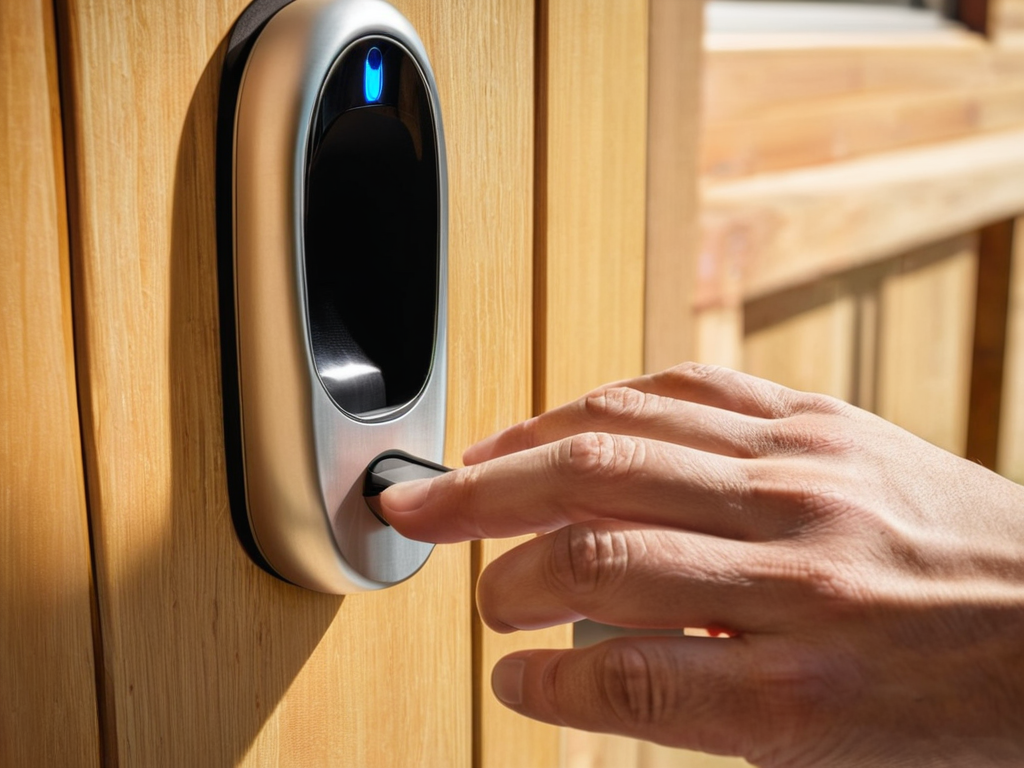 Secure and Seamless: the Best Biometric Entry Systems for 2026 4 Biometric home entry with fingerprint inking