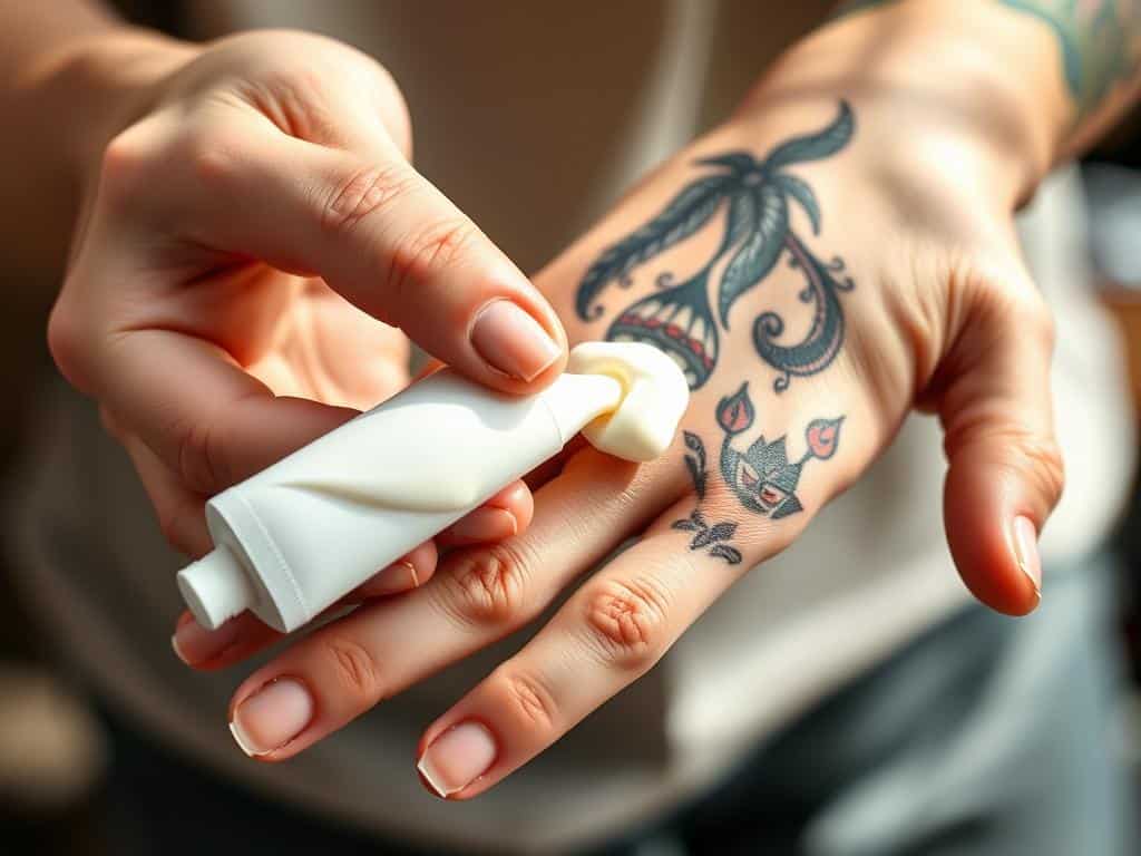 caring for hand tattoos