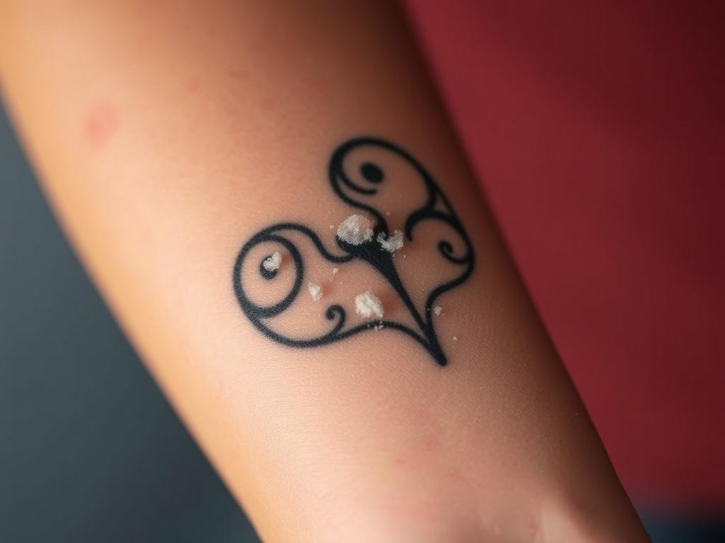 Tattoo healing process