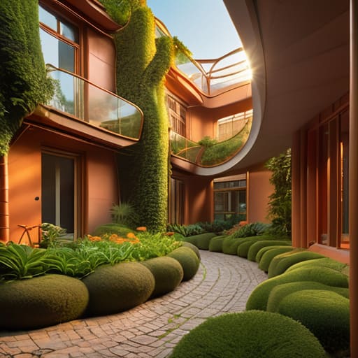 The Vibrant Palette of Eco Futurism Art Style