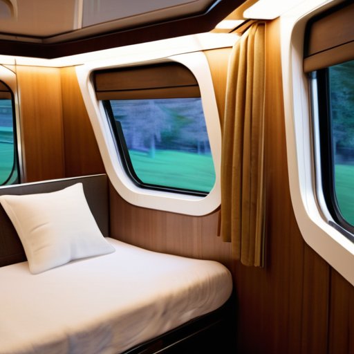 Sleeper Car Silhouettes Reviving Opulent Overnight Journeys