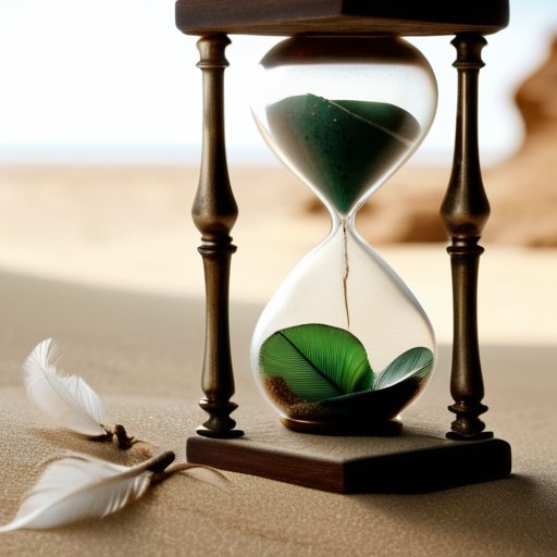 Half‑filled hourglass, Shadow‑Laced Symbolism, vine‑wrapped