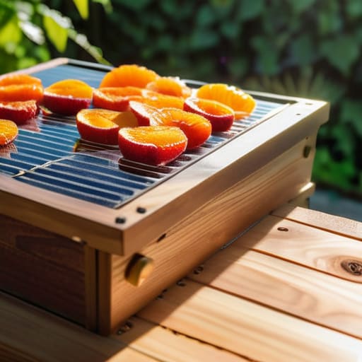 Constructing a DIY solar food dehydrator.