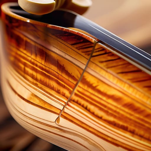 Resonating Amber: Violin Varnish Refractive Indexing 4 Applying The Final Layer to violin wood.