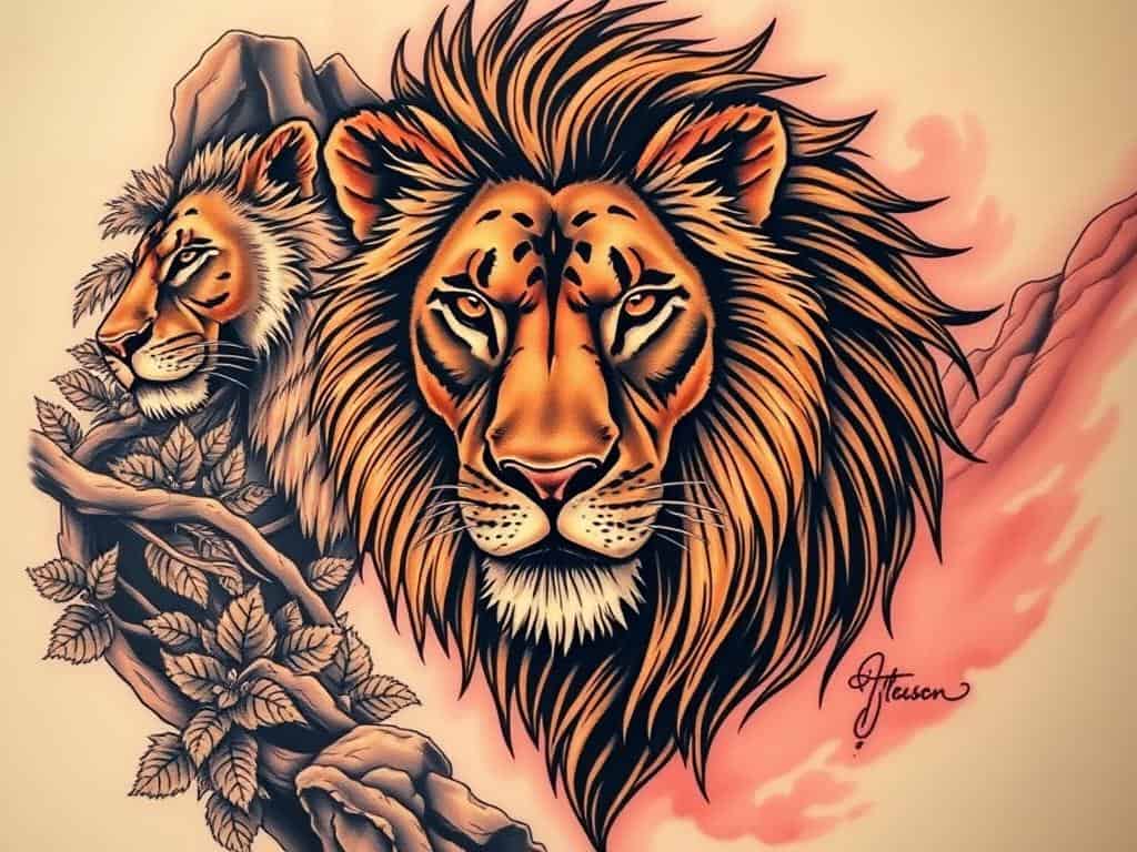 lion tattoo designs