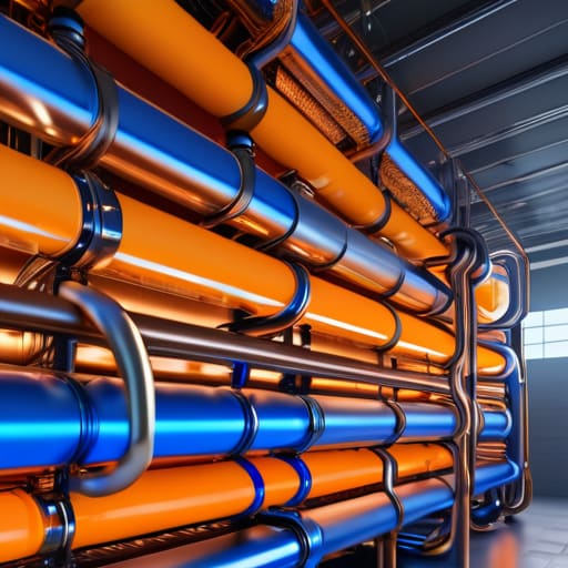 Crypto-mining Hydronic Heat Reclaim system loop.
