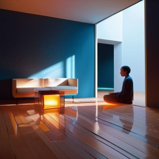 Virtuality-Reality Bleed Aesthetics blurring boundaries.
