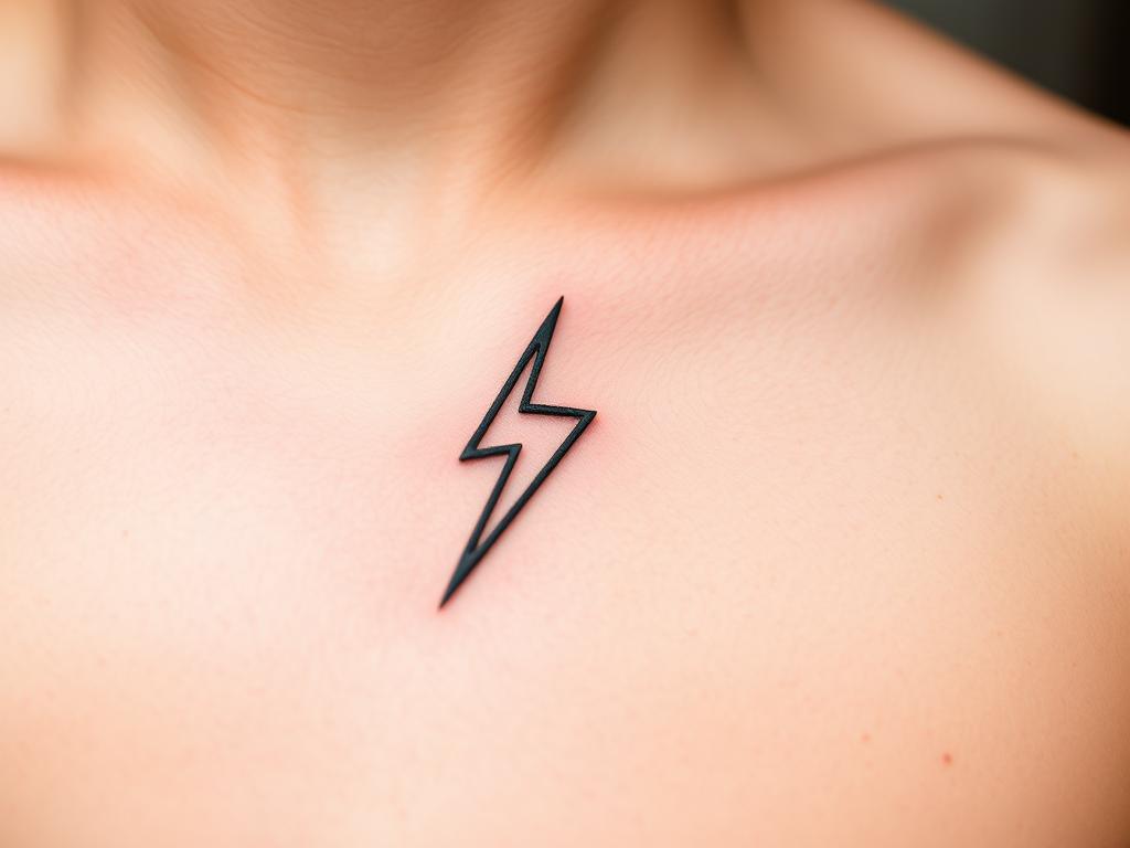 minimalist tattoos featuring lightning bolt styles minimalist tattoos featuring lightning bolt styles
