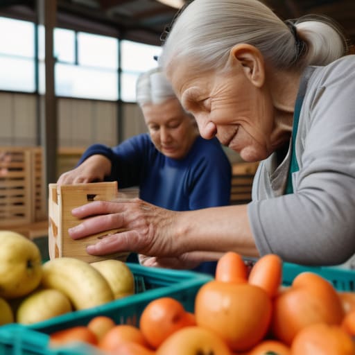 Visualizing how food banks are organised.