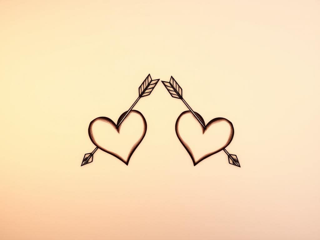 heart and arrow tattoos heart and arrow tattoos