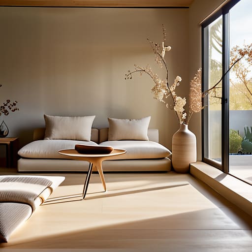 Minimalist interior design and neutral color palettes.