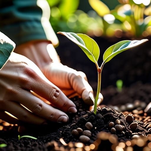 Cultivating Your Living Masterpiece in a garden.