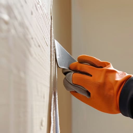 How to repair a dry wall hole.