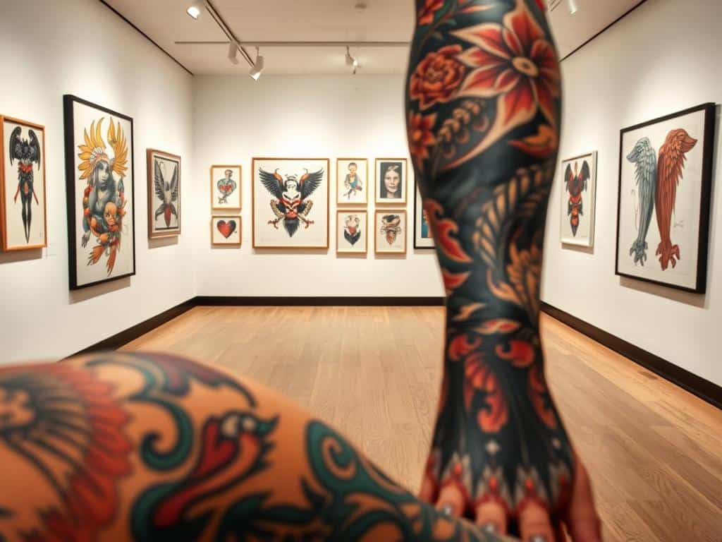 tattoo art in galleries
